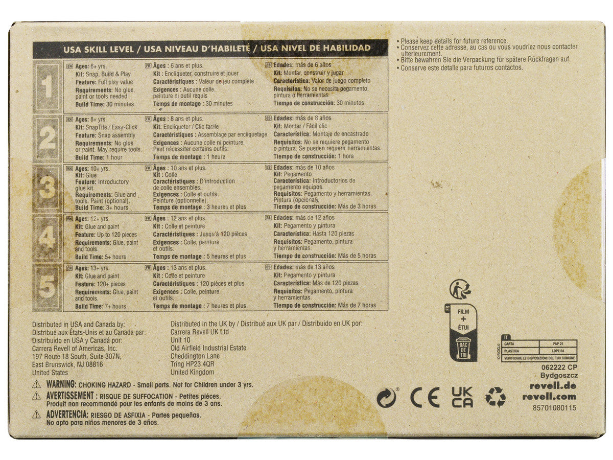 Level 5 Model Kit Jaguar XK-E (E-Type) 1/24 Scale Model by Revell-3