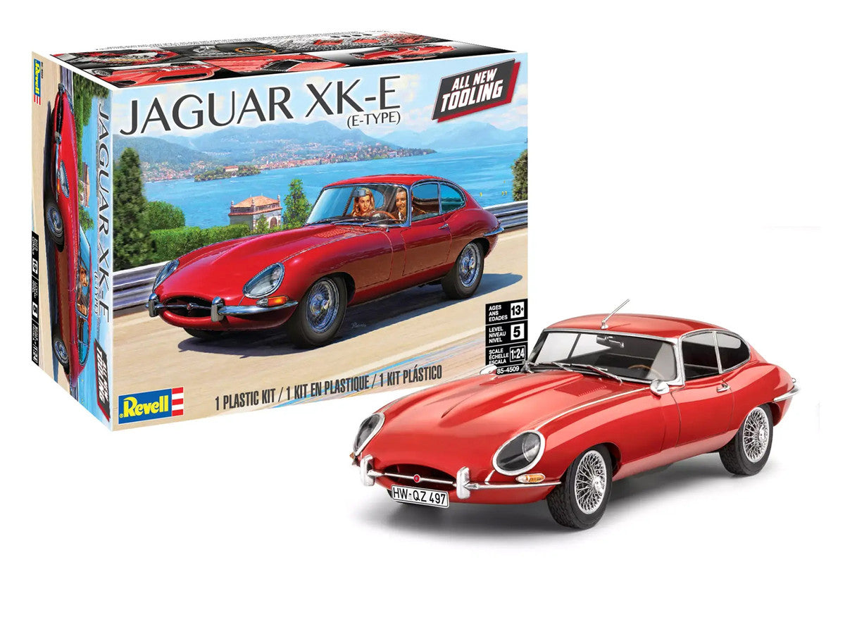 Level 5 Model Kit Jaguar XK-E (E-Type) 1/24 Scale Model by Revell-4