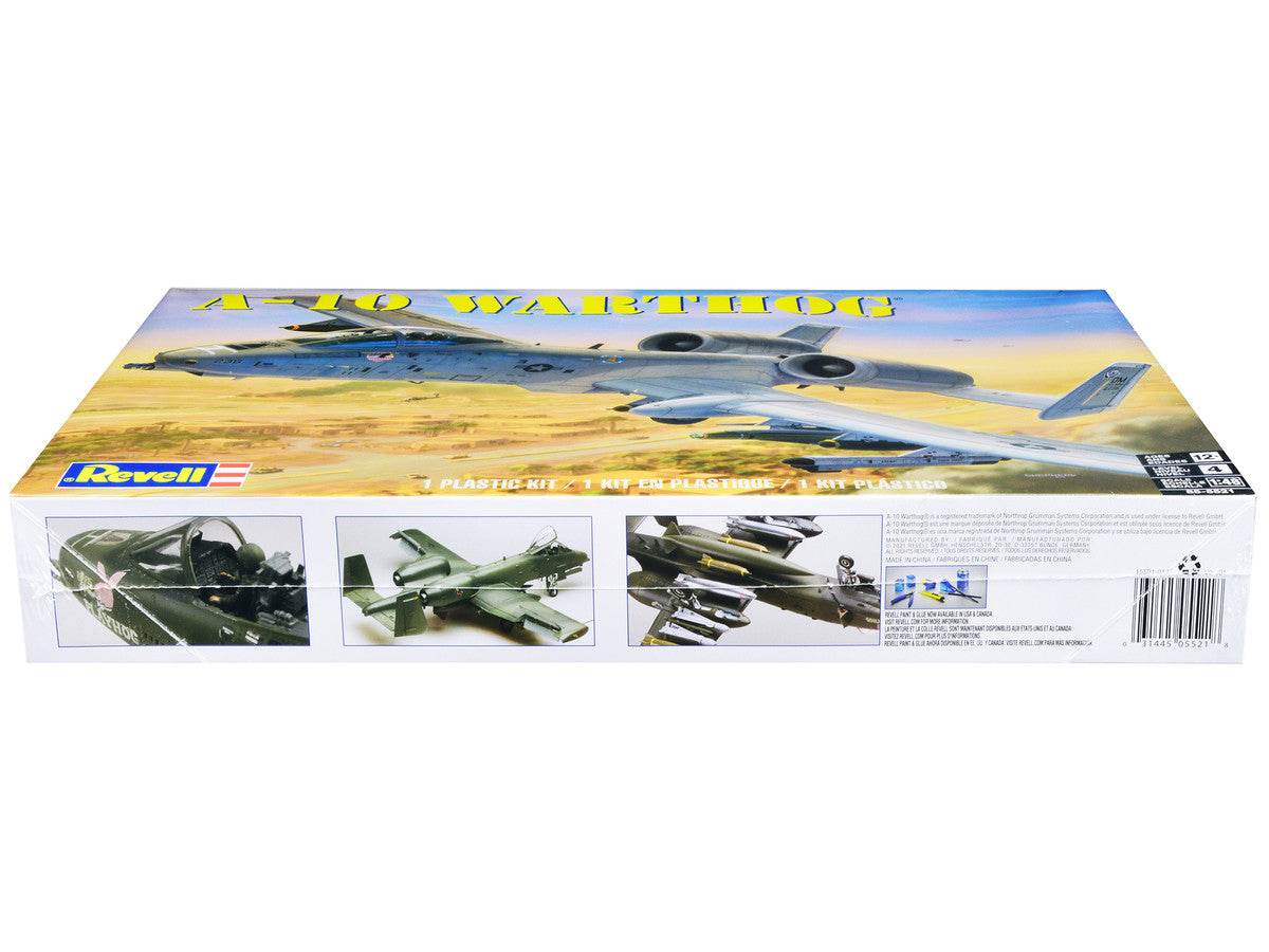 Level 4 Model Kit Fairchild Republic A-10 Warthog (Thunderbolt II) Aircraft 1/48 Scale Model by Revell-1