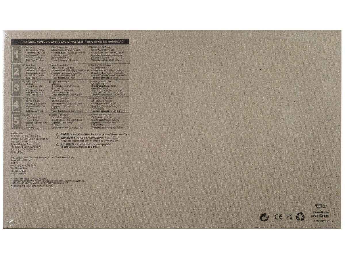 Level 4 Model Kit Lockheed SR-71 Blackbird Reconnaissance Aircraft 1/72 Scale Model by Revell-4