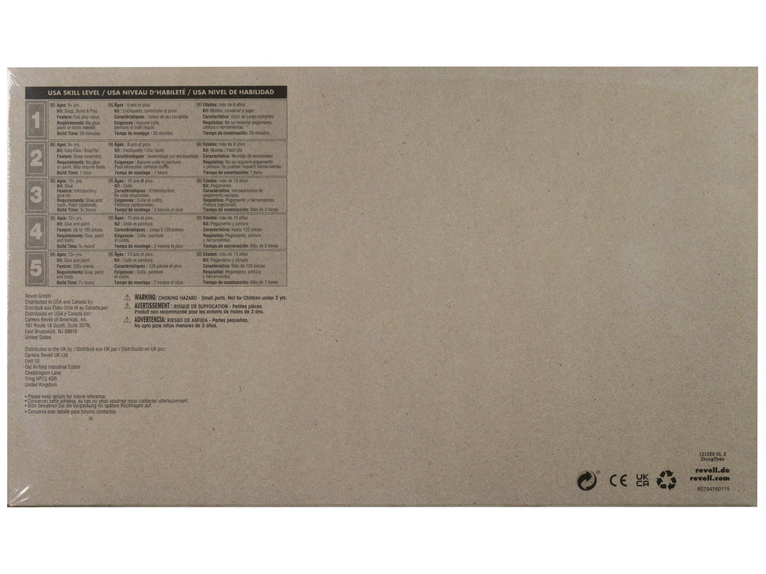 Level 4 Model Kit Lockheed SR-71 Blackbird Reconnaissance Aircraft 1/72 Scale Model by Revell-4