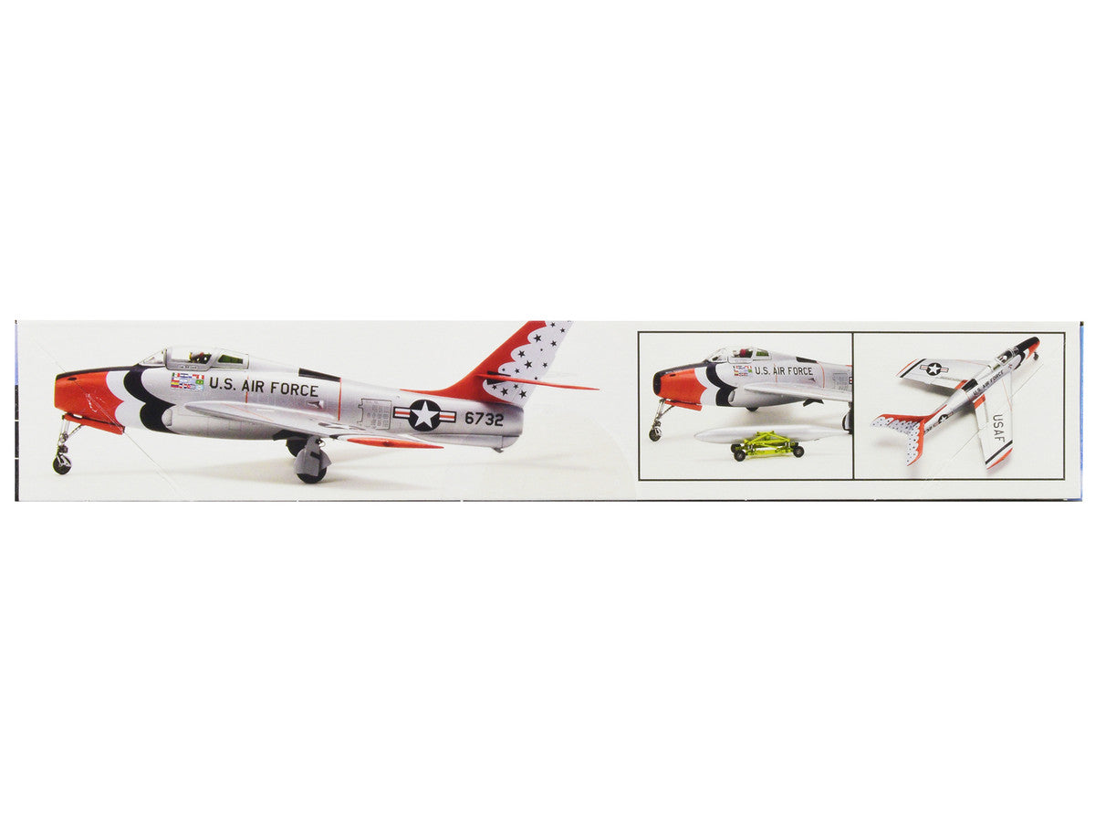Level 4 Model Kit Republic F-84F Thunderstreak Aircraft "US Air Force Thunderbirds" "Monogram" Series 1/48 Scale Model by Revell-2