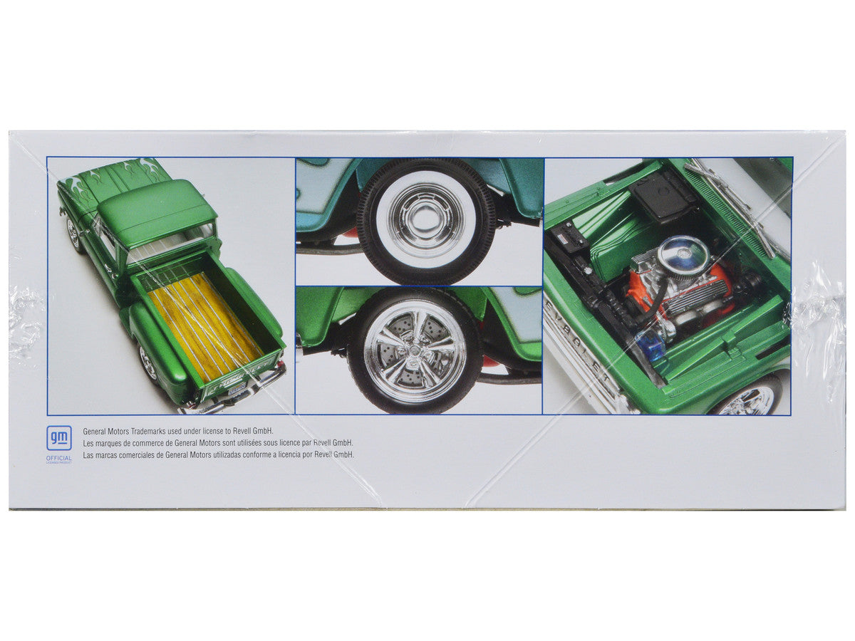 Level 4 Model Kit 1965 Chevrolet Stepside Pickup Truck 2-in-1 Kit 1/25 Scale Model by Revell-1