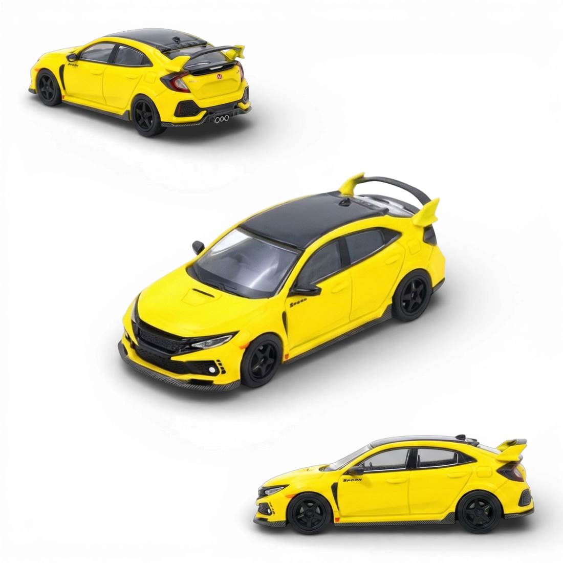 Honda Civic Type-R FK8 Yellow 1:64 by INNO64