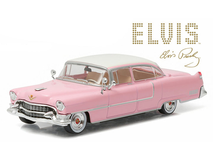 Elvis Presley 1955 Cadillac Fleetwood Series 60 "Pink Cadillac" (1935-1977) 1/43 Diecast Model Car by Greenlight-1