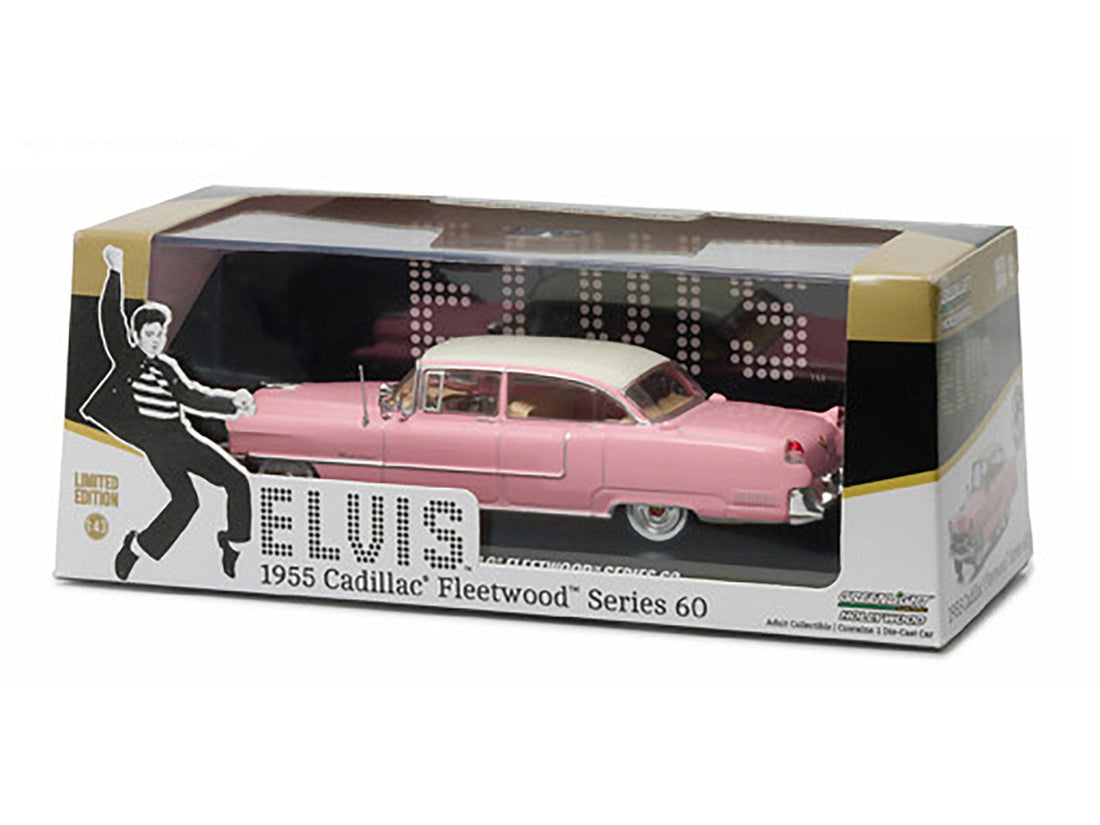 Elvis Presley 1955 Cadillac Fleetwood Series 60 "Pink Cadillac" (1935-1977) 1/43 Diecast Model Car by Greenlight-2