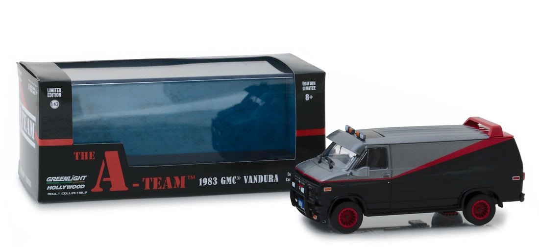 1983 GMC Vandura "The A-Team" (1983-1987) TV Series 1/43 Diecast Model Car by Greenlight-2