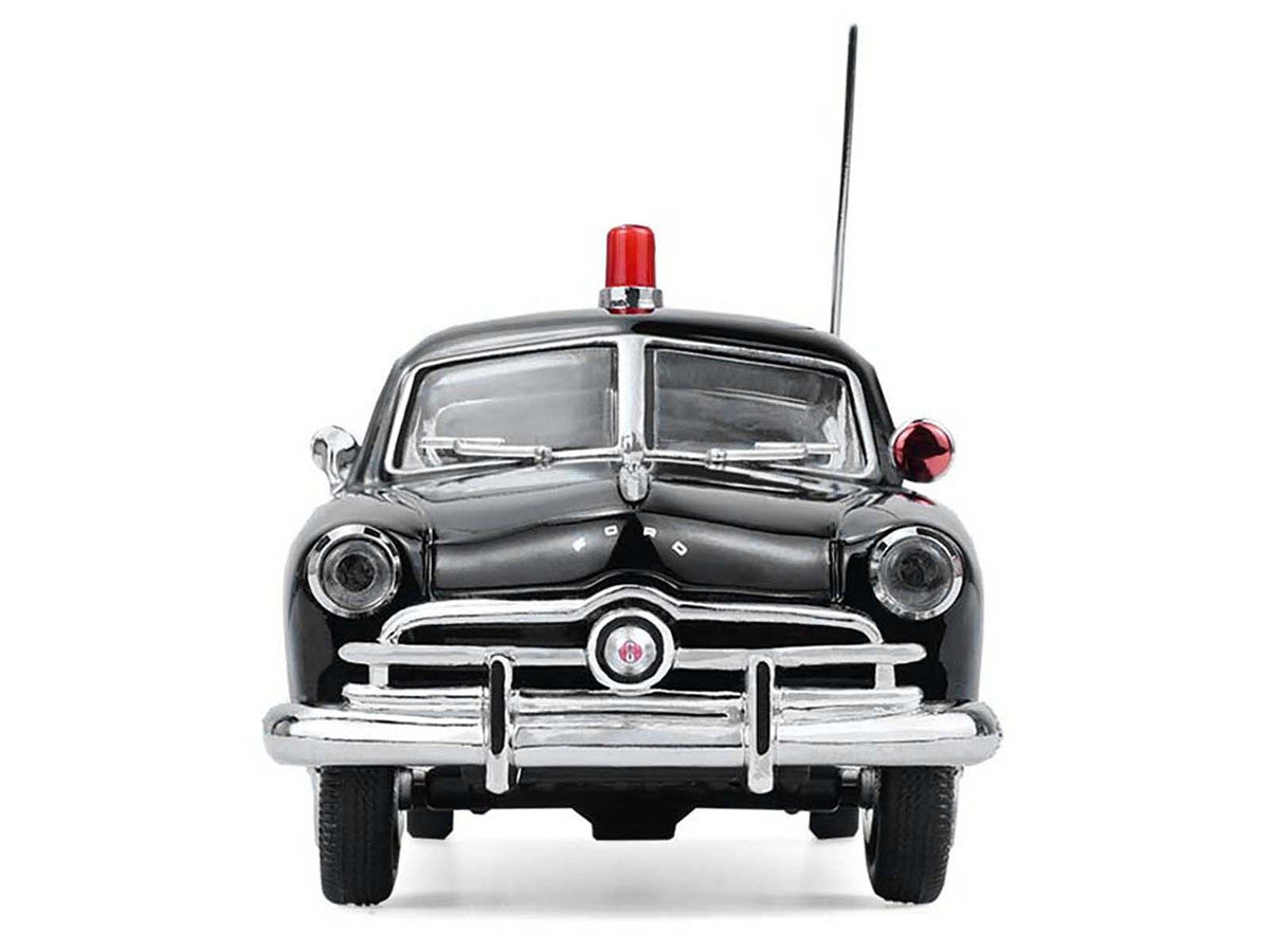 1949 Ford Custom Police Car "Chicago Police Department" Black 1/64 Diecast Model Car by Greenlight