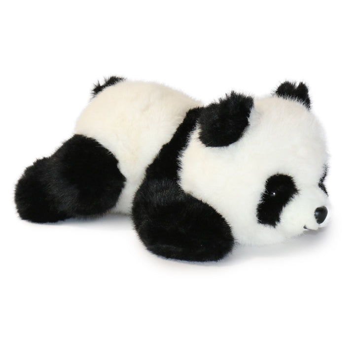 10-Inch Black and White Classic Lying Panda 2
