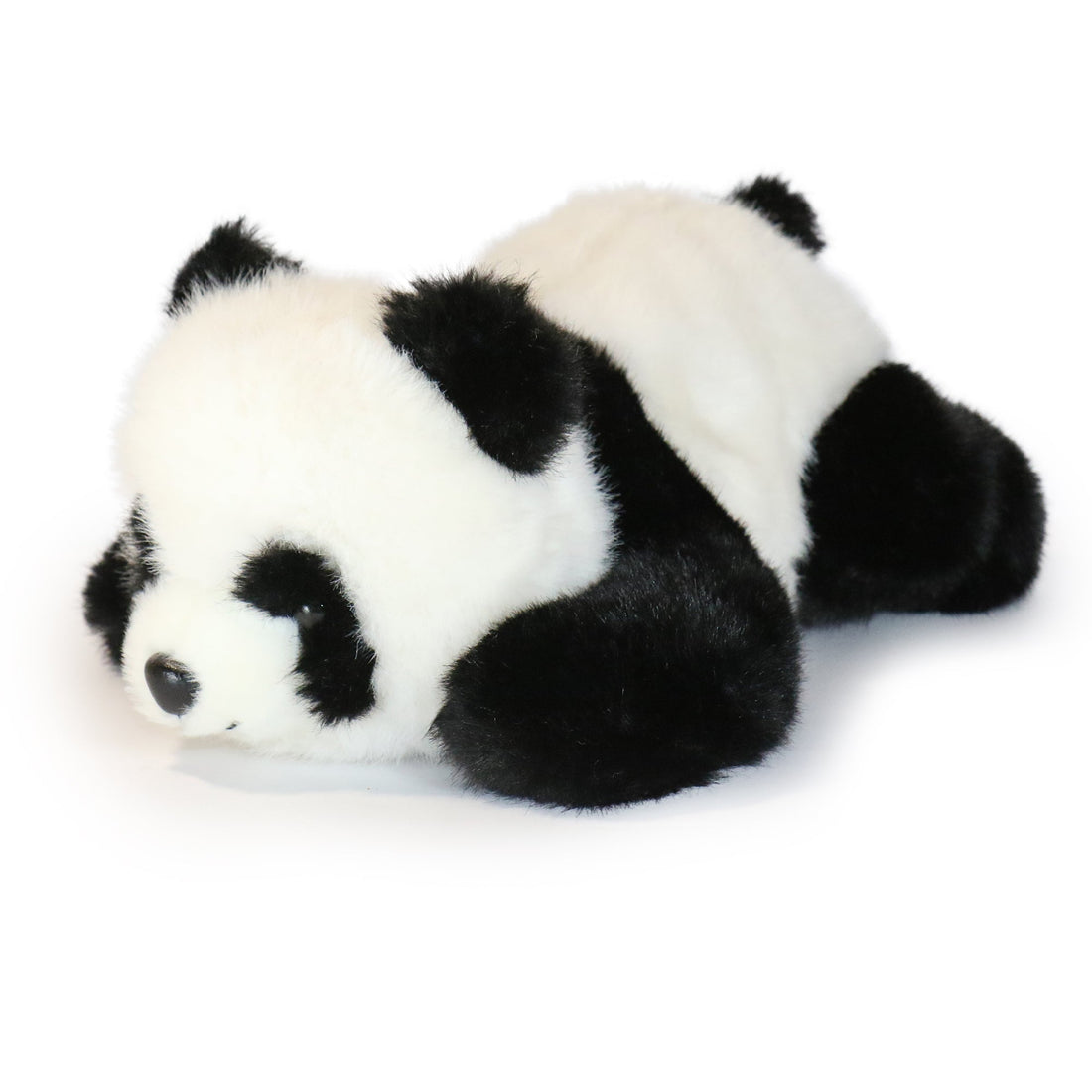 10-Inch Black and White Classic Lying Panda 3