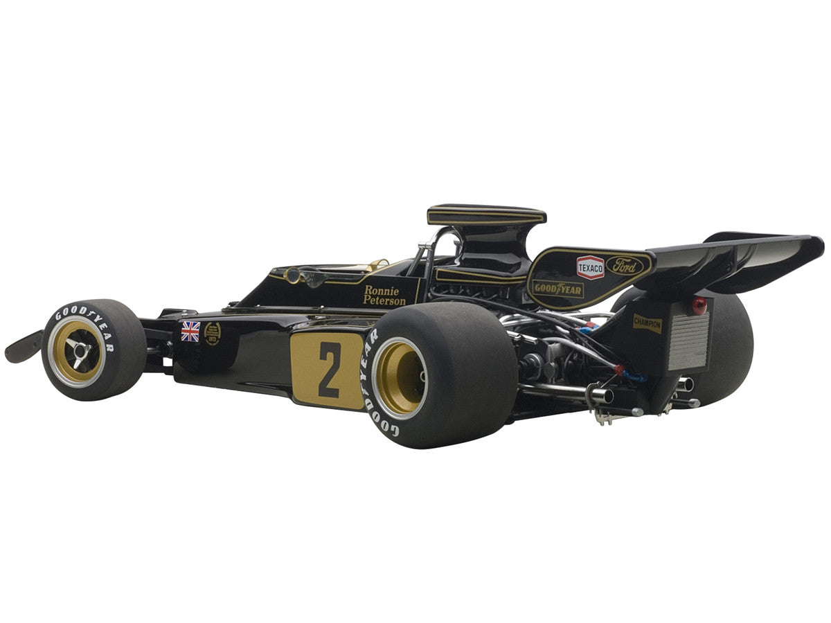 Lotus 72E 1973 Ronnie Peterson #2 1/18 Model Car by Autoart-2
