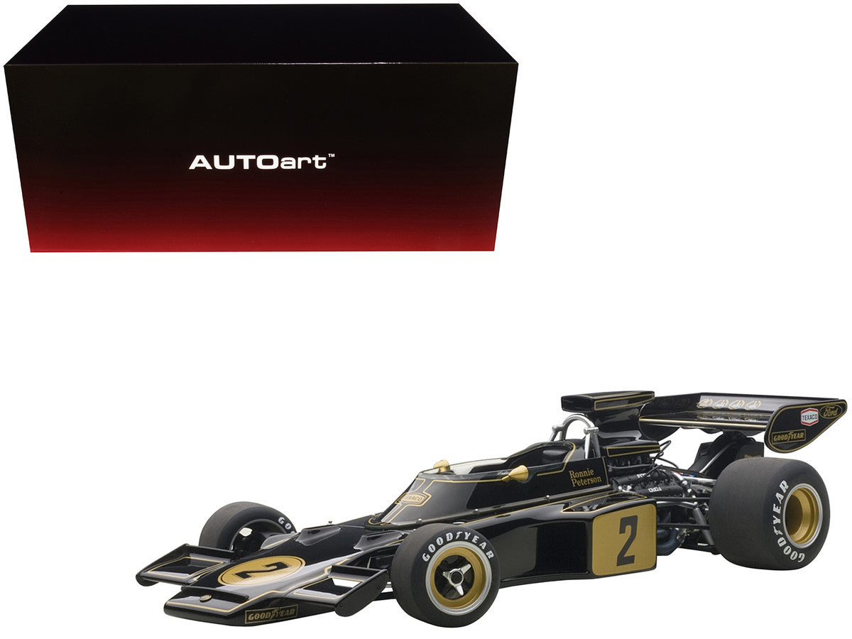 Lotus 72E 1973 Ronnie Peterson #2 1/18 Model Car by Autoart-0
