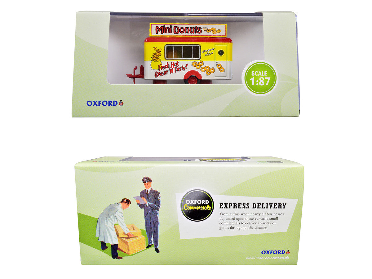 Oxford Diecast Mini Donuts 1:87 scale mobile food trailer collectible model