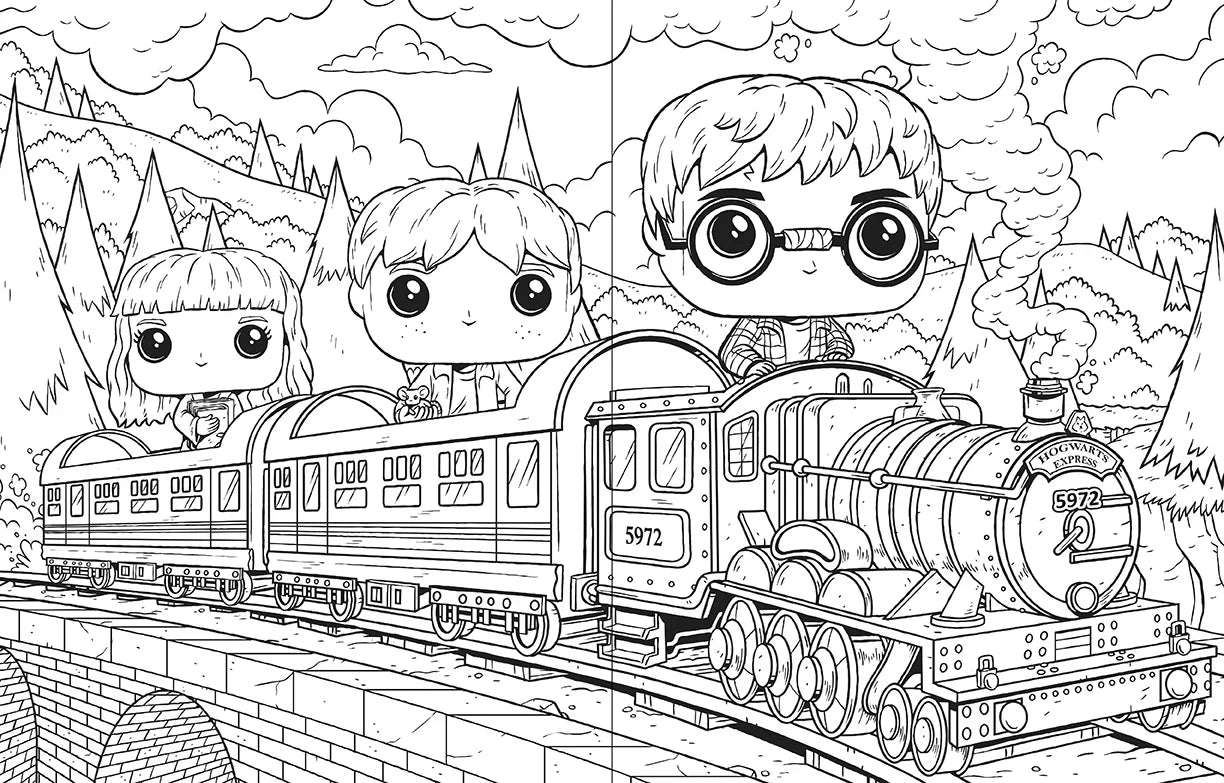 Official Funko Pop! Harry Potter Coloring Book