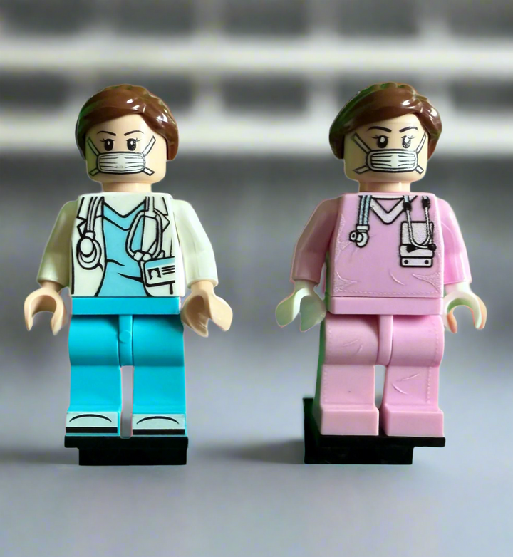 Female Doctor and Nurse Minifigures for Lego
