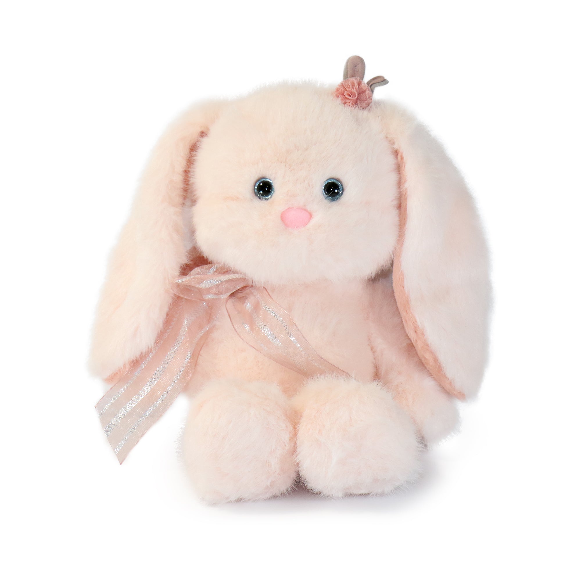 13-inch Wobbles Bunny with Pink Bow