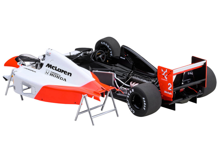 McLaren Honda MP4/6 #2 Gerhard Berger Winner Formula One F1 Japanese GP (1991) (with McLaren Logo) 1/18 Model Car by Autoart-1