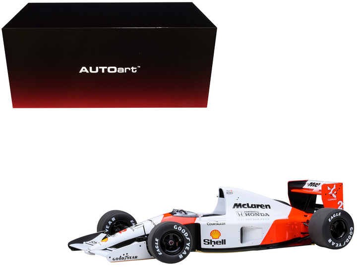 McLaren Honda MP4/6 #2 Gerhard Berger Winner Formula One F1 Japanese GP (1991) (with McLaren Logo) 1/18 Model Car by Autoart-0