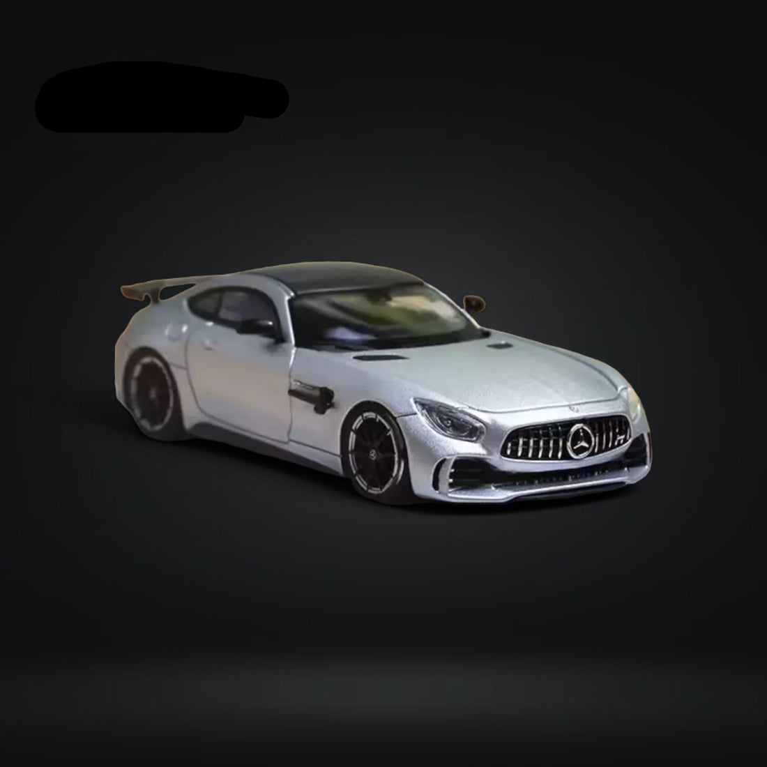 Mercedes Benz AMG GT-R in Matte Silver 1:64 by MJ 6