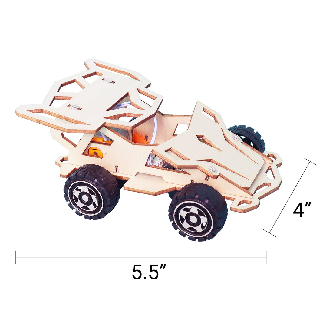 Infrared Remote Controlled Car DIY Kit, Educational STEM Toy 3
