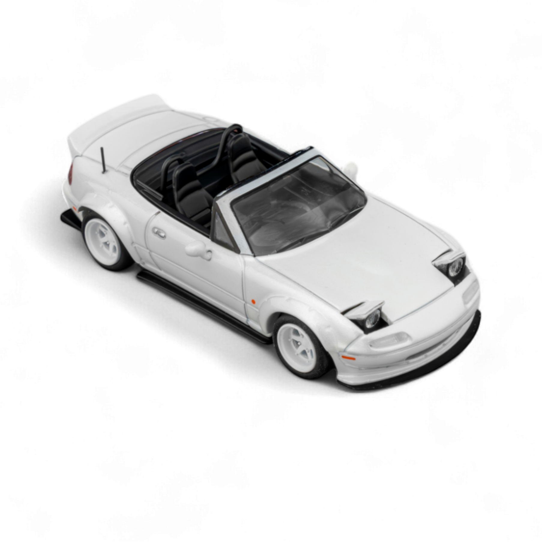 Custom MX5 Rocket Bunny - Metallic White 1:64 by Microturbo  8