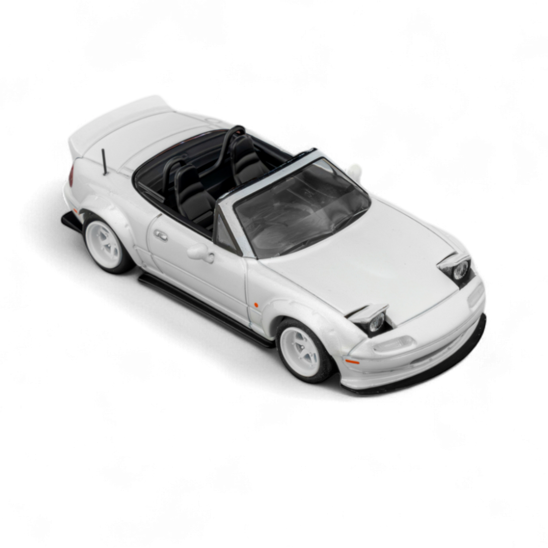Custom MX5 Rocket Bunny - Metallic White 1:64 by Microturbo  8