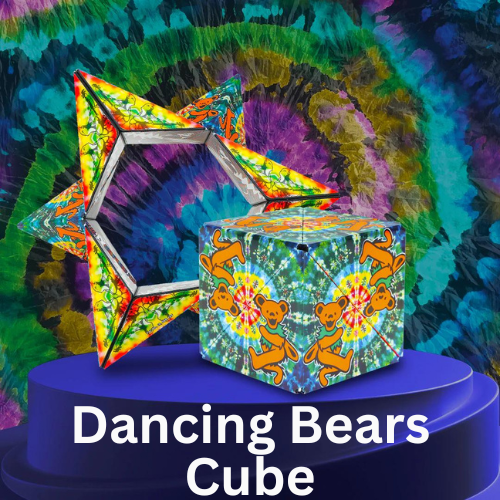 Shashibo Grateful Dead  Series - Best Puzzles and Games. Dancing Bears custom artwork on a shashibo puzzle. 