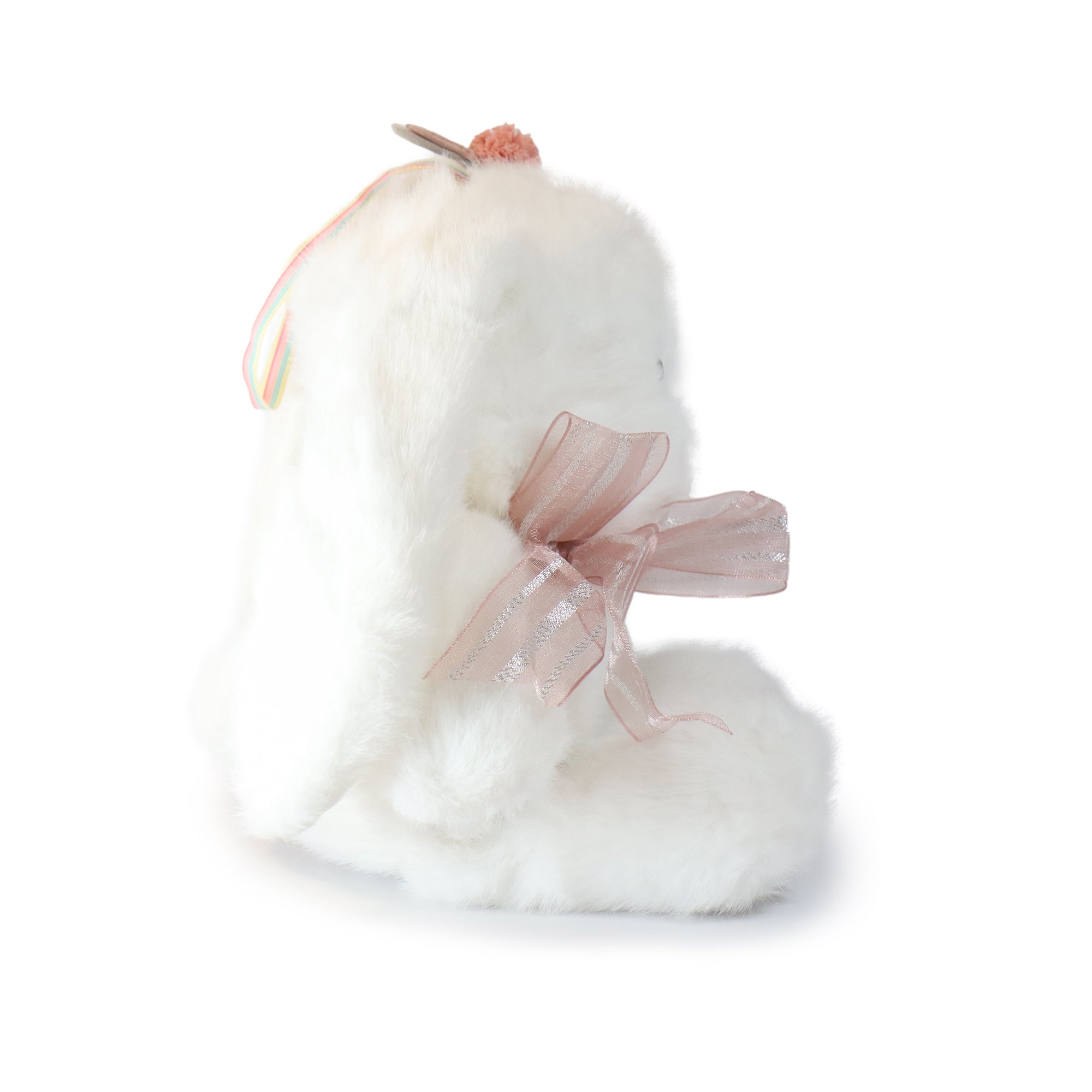 13-inch Wobbles Bunny with Pink Bow