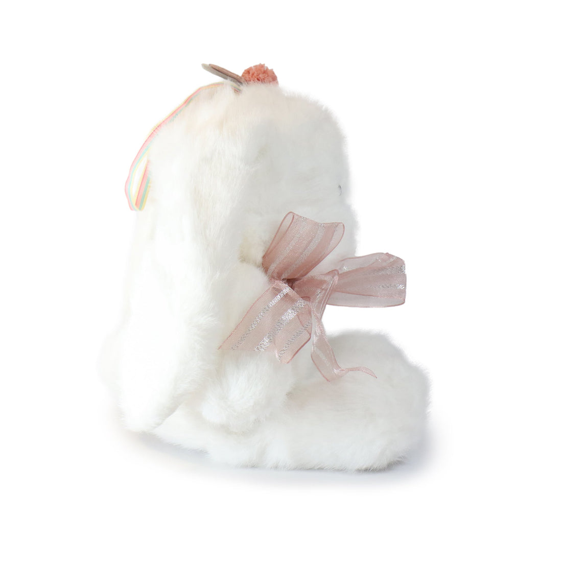 13-inch Wobbles Bunny with Pink Bow