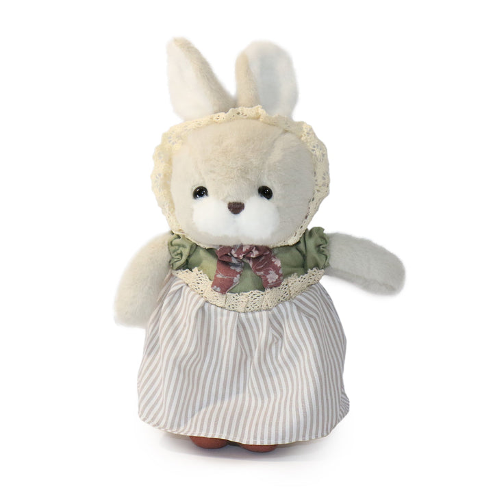 11-inch Mrs. Poppy Rabbit with Dress and Bonnet