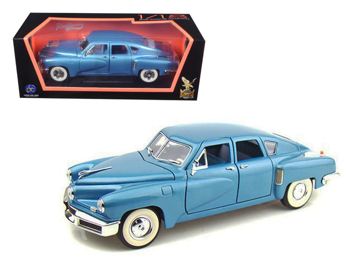 1948 Tucker Torpedo Blue 1/18 Diecast Model Car by Road Signature-0