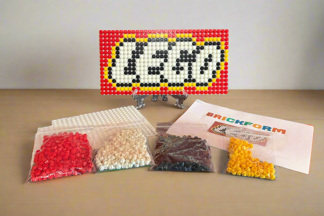 Build-It-Yourself LEGO Logo Sign Kit – 16x32 Studs | Includes Baseplate, Bricks & Instructions 3