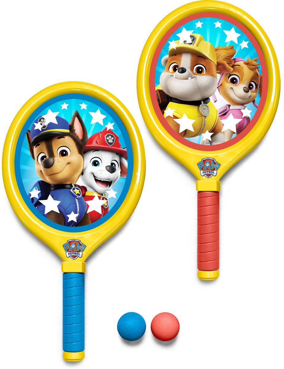 Stamp soft paddles and balls set paw patrol