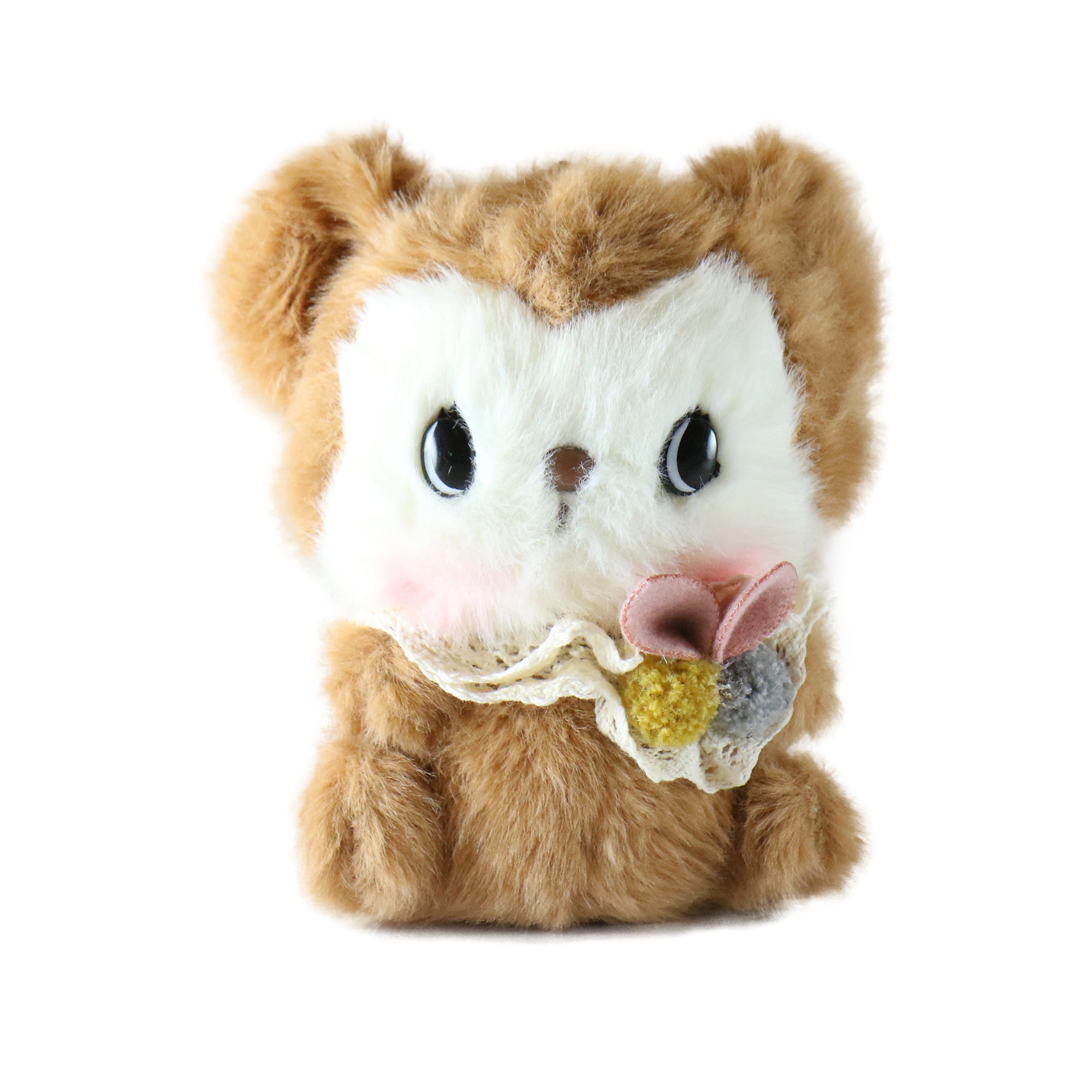 Brown Hamster with Flower Bow 5-inch 