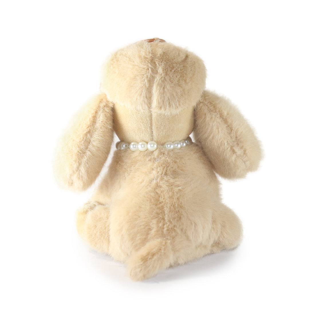 5-Inch Cream Color Chérie Poodle with Pearl Necklace 3