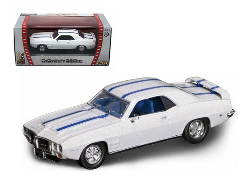 1969 Pontiac Firebird Trans Am White 1/43 Diecast Car by Road Signature-0