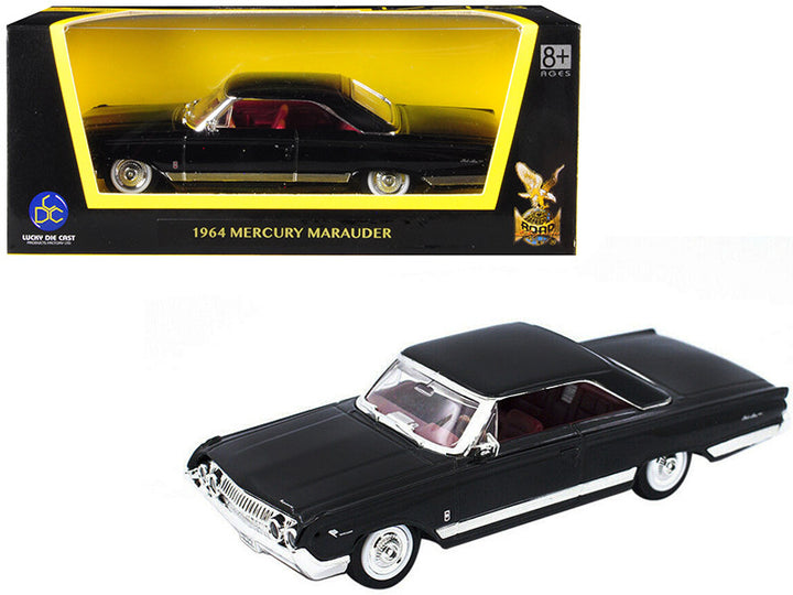 1964 Mercury Marauder Black 1/43 Diecast Model Car by Road Signature-0