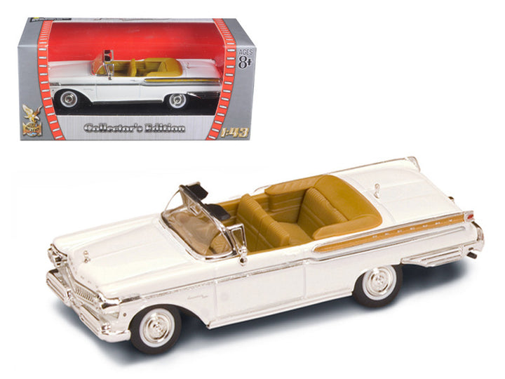1957 Mercury Turnpike Cruiser White 1/43 Diecast Model Car by Road Signature-0