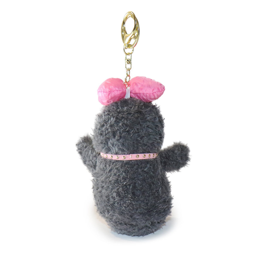 Fritter Penguin white Black Bow and Heart Charm 4-inch  13