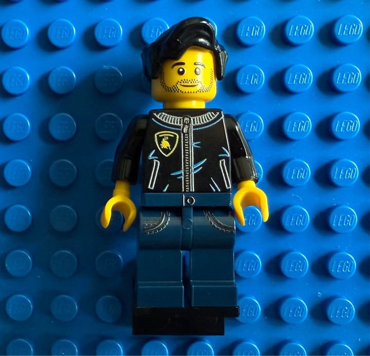 Lamborghini Countach Driver Lego Minifigure