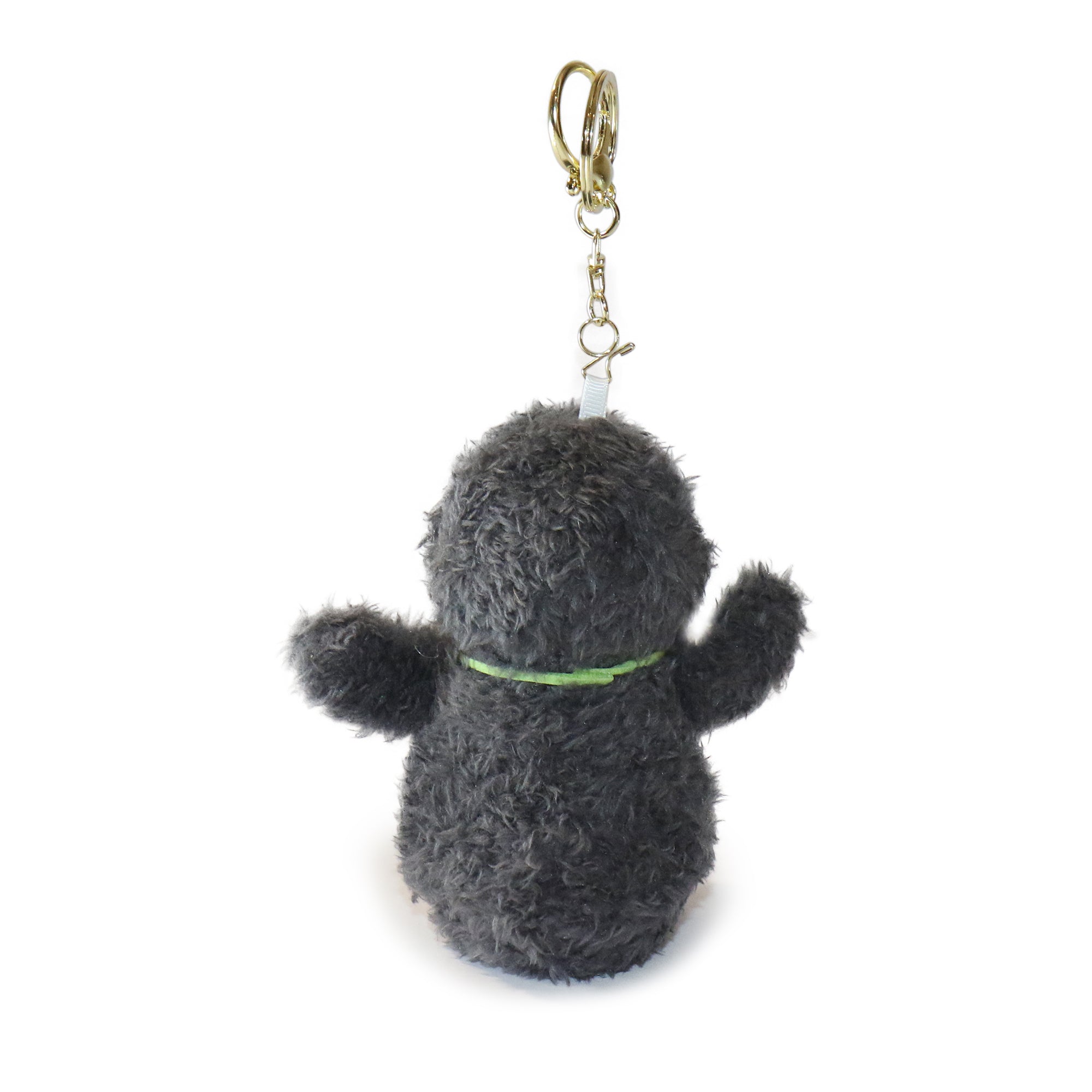 Fritter Penguin white Black Bow and Heart Charm 4-inch  17