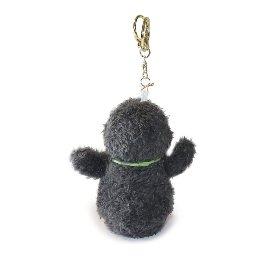 Fritter Penguin white Black Bow and Heart Charm 4-inch  17