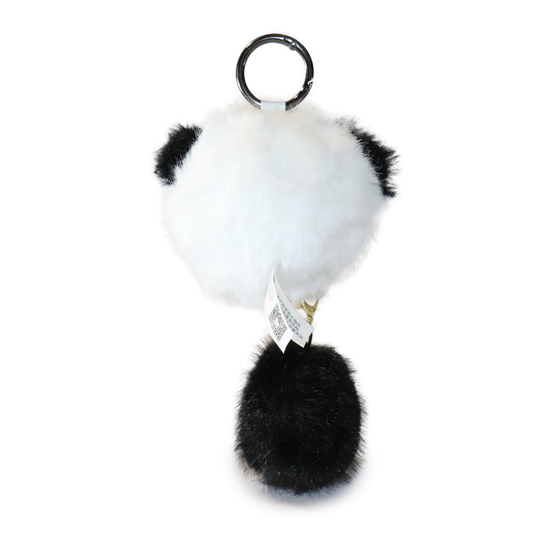 6-inch Panda Pals Keychain with  Black and White Fur 2