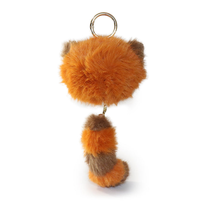 Fox Keychain with Orange and Brown Color 6-inch  2