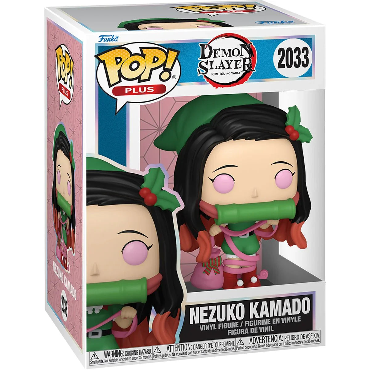 Demon Slayer Nezuko Kamado (Holiday) Funko Pop! Vinyl Figure Plus #2033 2
