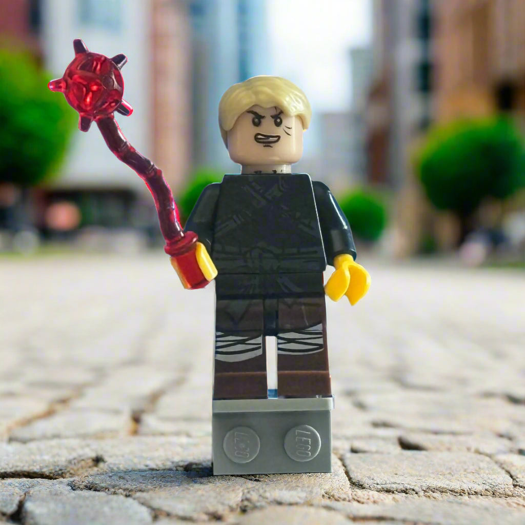 Custom Male Warrior Minifigure for Lego