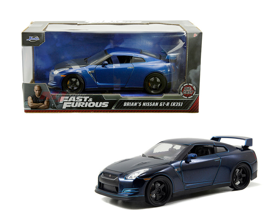 Nissan GT-R (R35 Jada 1:24 Brian’s 2009) – Blue – Fast &amp; Furious | 97036