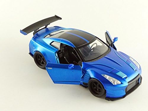 Nissan GT-R (R35 Jada 1:24 Brian’s 2009) – Blue – Fast &amp; Furious | 97036 Open Door View