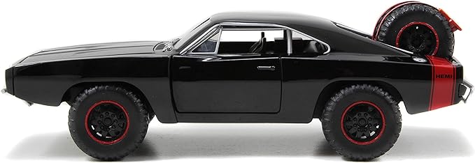 Dodge Charger R/T Off-Road Version (Dom's) (Black) Jada 1:24 – Fast &amp; Furious | 97038 Side View