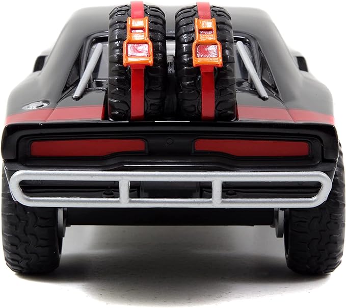 Dodge Charger R/T Off-Road Version (Dom's) (Black) Jada 1:24 – Fast &amp; Furious | 97038 Rear View